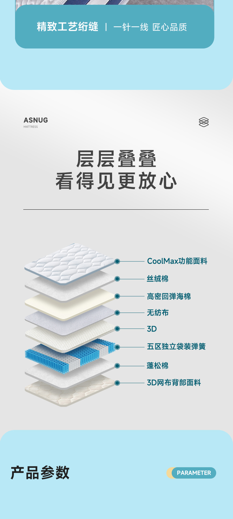 新尚-爱舒床垫 - 来自上海的精致睡眠