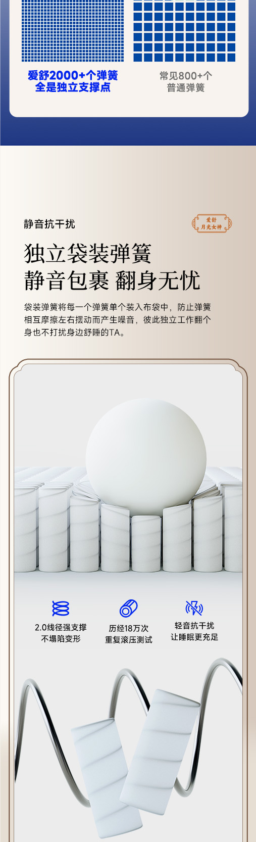 月光女神-爱舒床垫 - 来自上海的精致睡眠
